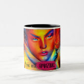 Inspiration Nouveau Cup Design "You are Phantastis Zweifarbige Tasse (Mittel)