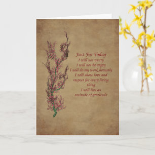 Inspiration nur für das heutige Zitat Karte