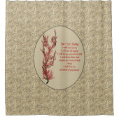 Inspiration nur für heute duschvorhang (Vorderseite)