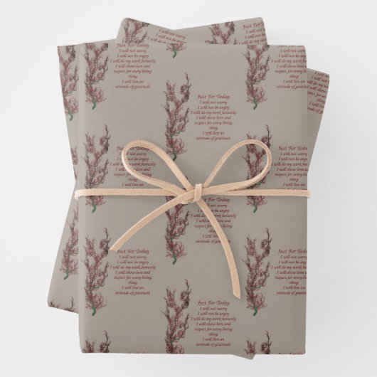 Inspiration nur für heute geschenkpapier set (Beispiel)