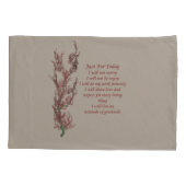 Inspiration nur für heute   kissenbezug (Rückseite)