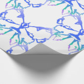 Inspiration oder Motivierend Yoga-Posen Geschenkpapier (Ecke)