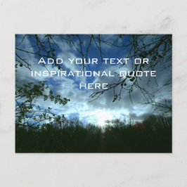Inspiration oder Text - Sky Postkarte