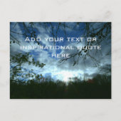 Inspiration oder Text - Sky Postkarte (Vorderseite)