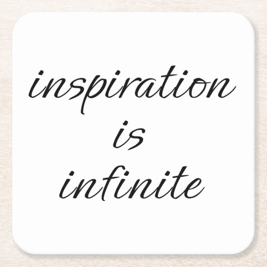 Inspiration Paper Untersetzer (Vorderseite)