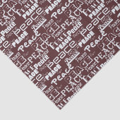 Inspiration Peace Red Seidenpapier (Ausschnitt)