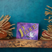 Inspiration Peace Word Art Custom Plaque Sign Fotoplatte (Seite)