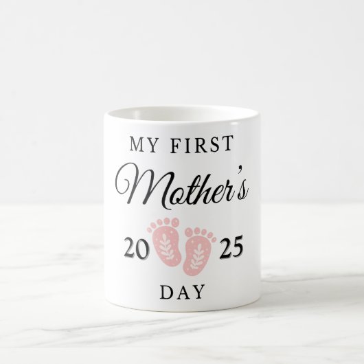 Inspiration Personalisiert mein erster Muttertag Kaffeetasse (Mittel)