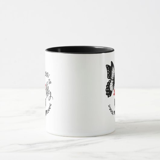 Inspiration Phrase Tasse Geschenk, Motivierend Ges (Zentrum)