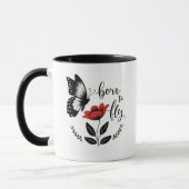 Inspiration Phrase Tasse Geschenk, Motivierend Ges (Links)