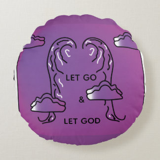 Inspiration Pillow Purple Rundes Kissen