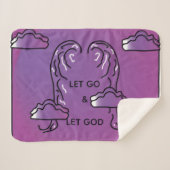 Inspiration Pillow Purple Sherpadecke (Vorderseite (Horizontal))