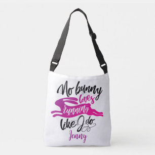 Inspiration pink Bunny Run und moderne Skripte Tragetaschen Mit Langen Trägern