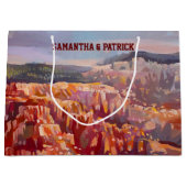 Inspiration Point Byce Canyon Utah Große Geschenktüte (Vorderseite)