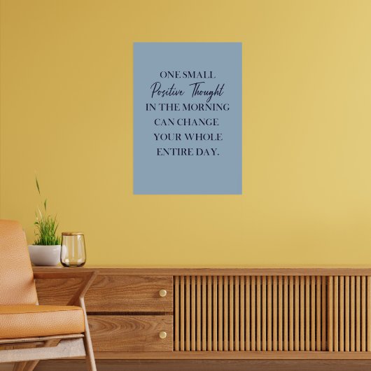 Inspiration positive Affirmative Wall Art Motiv Poster (Wohnzimmer 2)