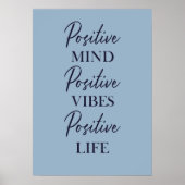 Inspiration positive Affirmative Wall Art Motiv Poster (Vorne)