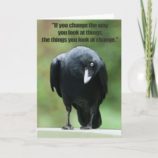 Inspiration - Positive Höhenkarte Karte (Vorderseite)