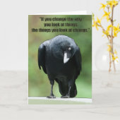 Inspiration - Positive Höhenkarte Karte (Gelbe Blume)