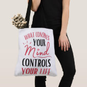 Inspiration positive Zitat Red Black Tasche (Von Nahem)
