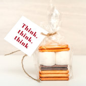 Inspiration, positives Red Think Zitat Geschenkanhänger