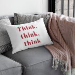 Inspiration, positives Red Think Zitat Lendenkissen<br><div class="desc">Inspiration,  positives Red Think Zitat</div>