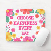 Inspiration Positivität Anpassbare Blüte Mousepad (Mit Mouse)