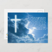 Inspiration Postcard Jeremiah 29; 11-14 Postkarte (Vorne/Hinten)