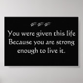 Inspiration Poster - Leben (Vorne)