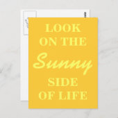 Inspiration Postkarte - Auf der Sonnenseite sehen (Vorne/Hinten)