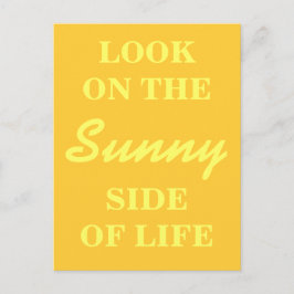 Inspiration Postkarte - Auf der Sonnenseite sehen