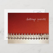 Inspiration Postkarte: Herausforderung Sie sich se Postkarte (Vorne/Hinten)