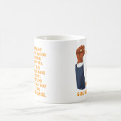 Inspiration Power Führer Schwarze Geschichte Monat Kaffeetasse (Mittel)