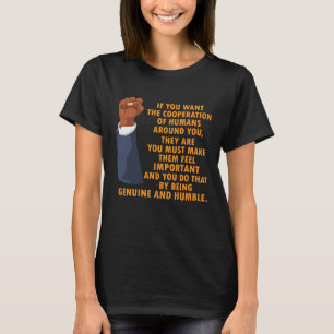 Inspiration Power Führer Schwarze Geschichte Monat T-Shirt