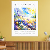 Inspiration Prairie Summer Leinwanddruck (Insitu (Wohnzimmer))