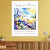 Inspiration Prairie Summer Leinwanddruck (Insitu (Wohnzimmer))