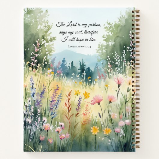 Inspiration-Prayer-Notebook Notizblock (Rückseite)