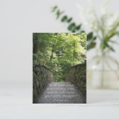 Inspiration (Prov. 3:6) Postkarte (Stehend Vorderseite)