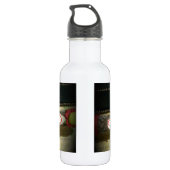 Inspiration Rabbit: Immer Liebe Zeichenkunst druck Edelstahlflasche (Rückseite)