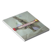 Inspiration Rabbit: Immer Liebe Zeichenkunst druck Notizblock (angewinkelt)