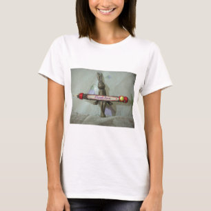 Inspiration Rabbit: Immer Liebe Zeichenkunst druck T-Shirt