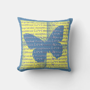 Inspiration Redewendungen Zitate blaue Schmetterli Kissen