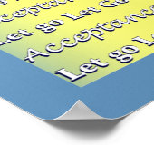 Inspiration Redewendungen Zitate Blue Butterfly Po Poster (Ecke)