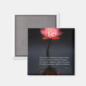 Inspiration - Reflektion - Konfuzius Magnet (Vorderseite/Rückseite)