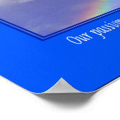 Inspiration Regenbogen - Kleines Poster (Ecke)