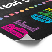 Inspiration-Regenbogen-Poster Poster (Ecke)