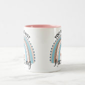 Inspiration Regenbogen Sie sind nur Phantastisch N Zweifarbige Tasse (Mittel)
