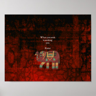 Inspiration Rumi, was Sie Zitat suchen Poster