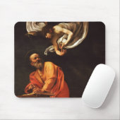 Inspiration Saint Matthew Caravaggio Malkunst Mousepad (Mit Mouse)