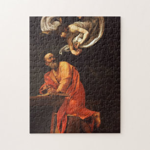 Inspiration Saint Matthew Caravaggio Malkunst Puzzle
