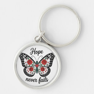Inspiration/Schmetterling/Hoffnung Versage nie Schlüsselanhänger